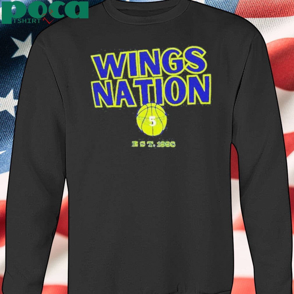 Wings nation Paige Bueckers 5 Dallas Wings est 1998 shirt