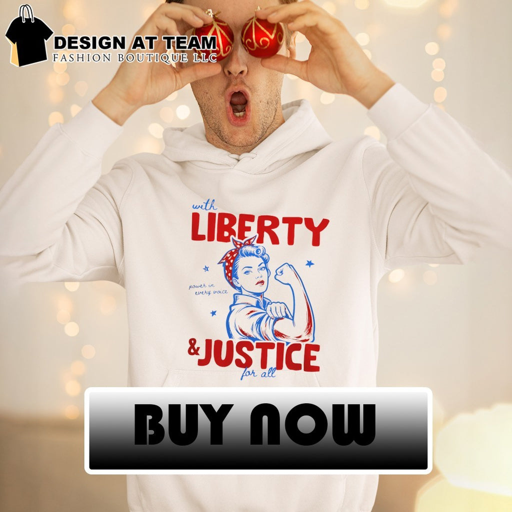 With liberty and justice for all liberal 4th of July shirt