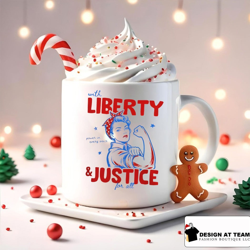 With liberty and justice for all liberal 4th of July shirt