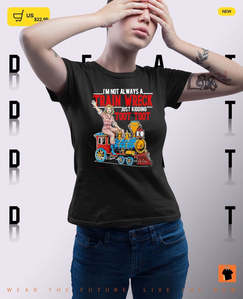 Woman I’m not always a train wreck just kidding toot toot shirt