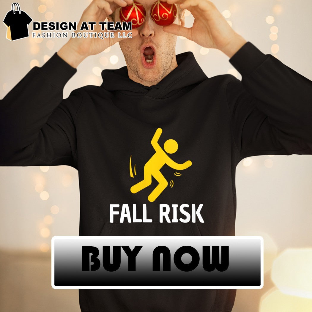 Womens fall risk balance issues funny fall risk shirt