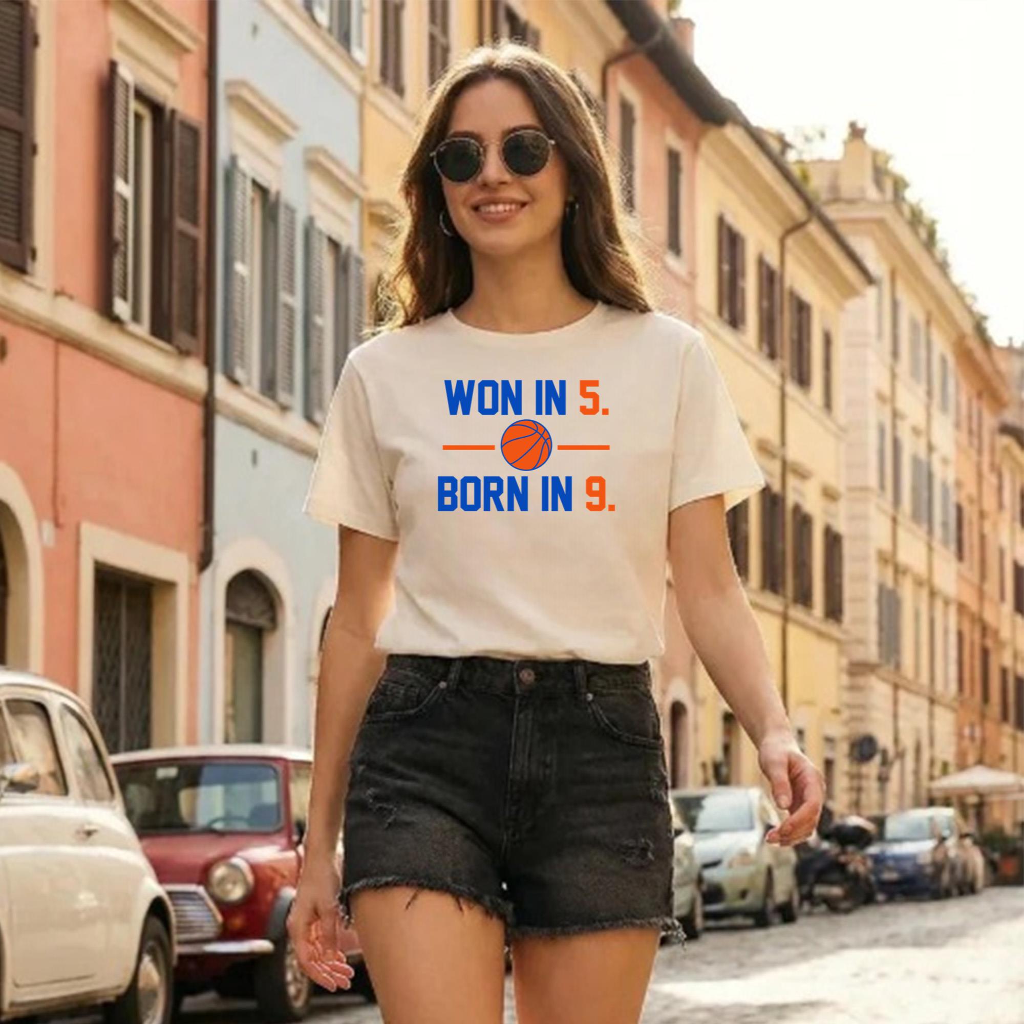 Won In 5 Born In 9 Shirt