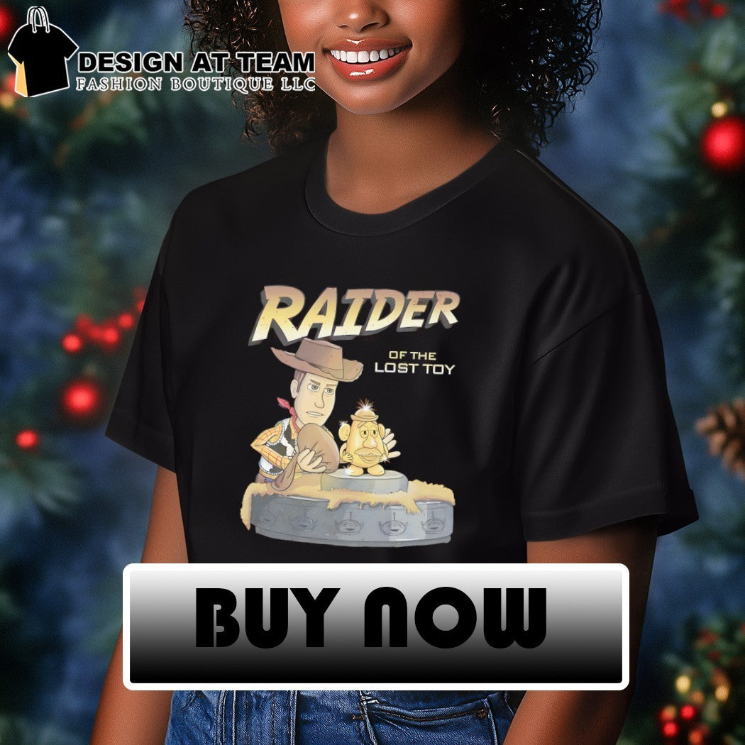 Woody in the style of Indiana Jones Raider of the Lost Toy 2026 shirt