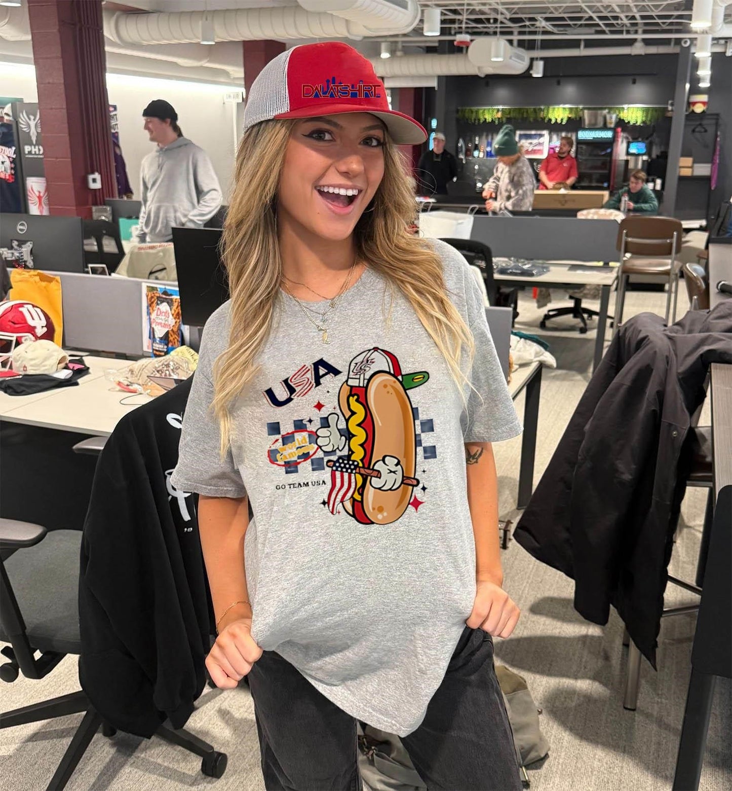 World Baseball Hot dog go team USA shirt