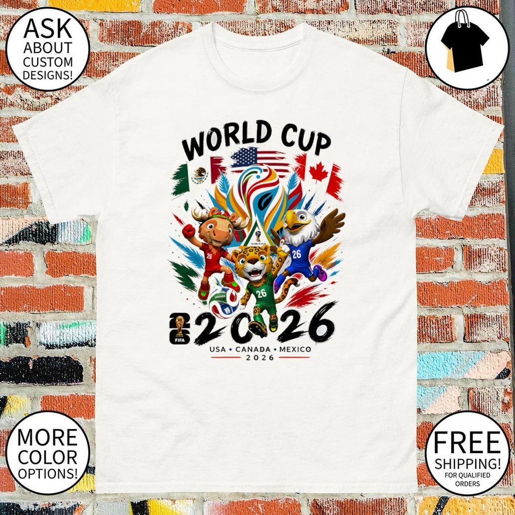 World Cup 2026 USA Canada Mexico Soccer Gift for Soccer Lovers shirt