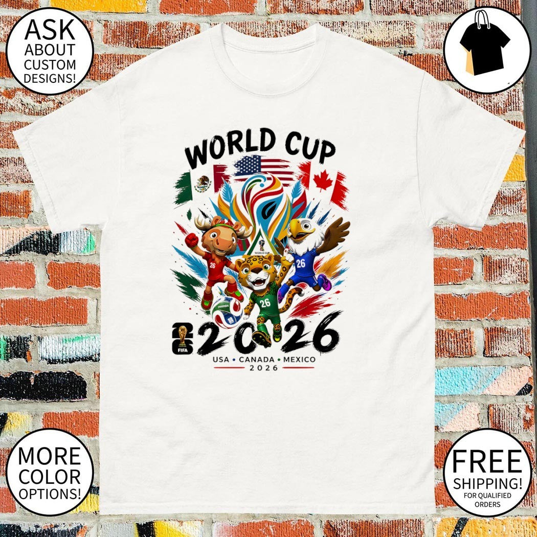 World Cup 2026 USA Canada Mexico Soccer Lovers shirt