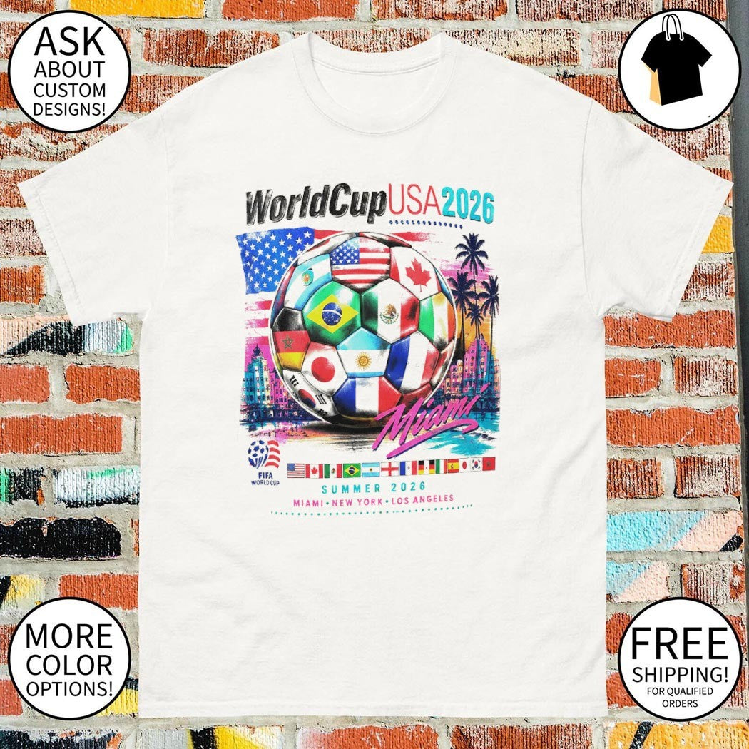 World Cup USA 2026 Miami Summer FIFA shirt