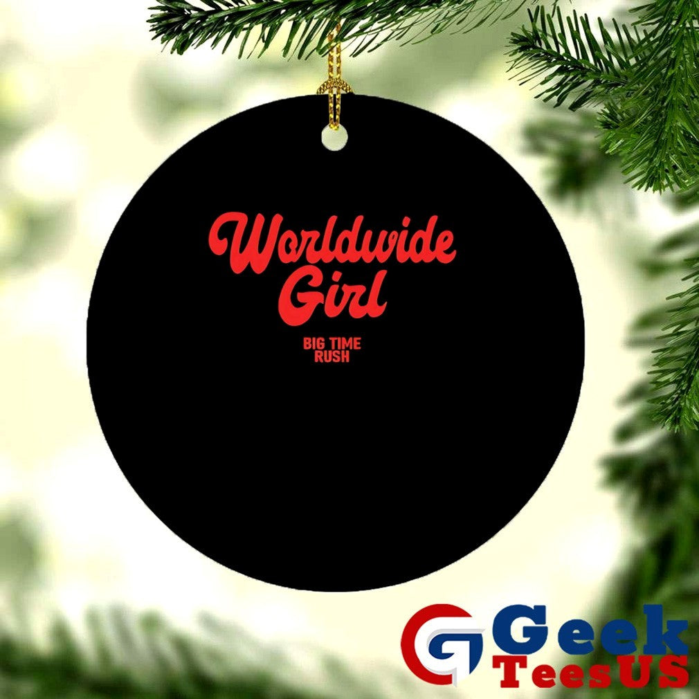 Worldwide girl big time rush shirt