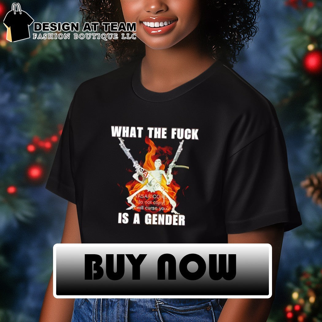 Wtf Is A Gender Funny Pride skull heavy metal inspired shirt