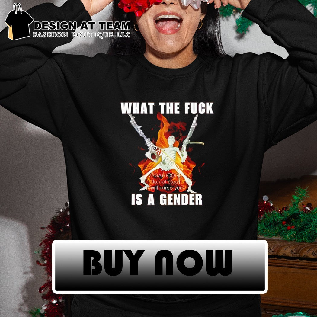 Wtf Is A Gender Funny Pride skull heavy metal inspired shirt