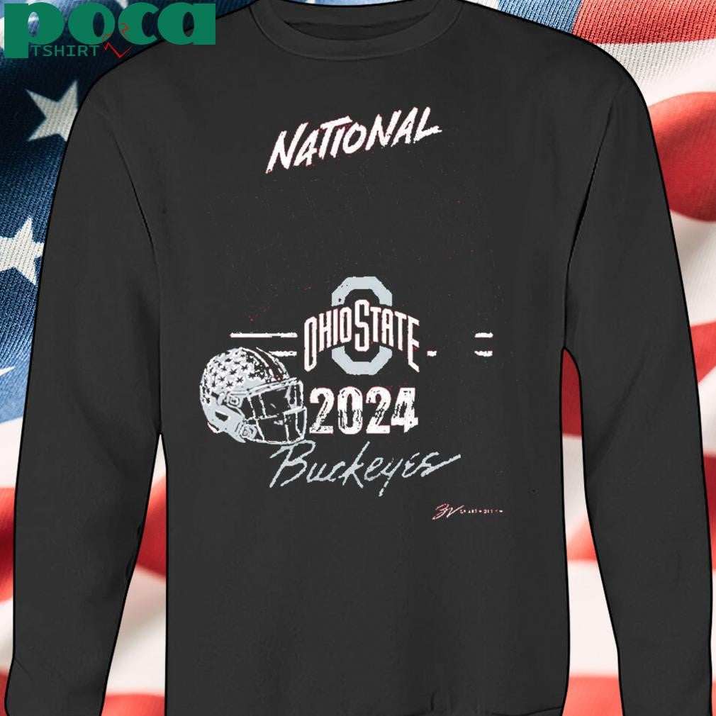 Ohio State National Champs 2024 Flag 2024-2025 College Football Playoff National Champions Unisex T-Shirt