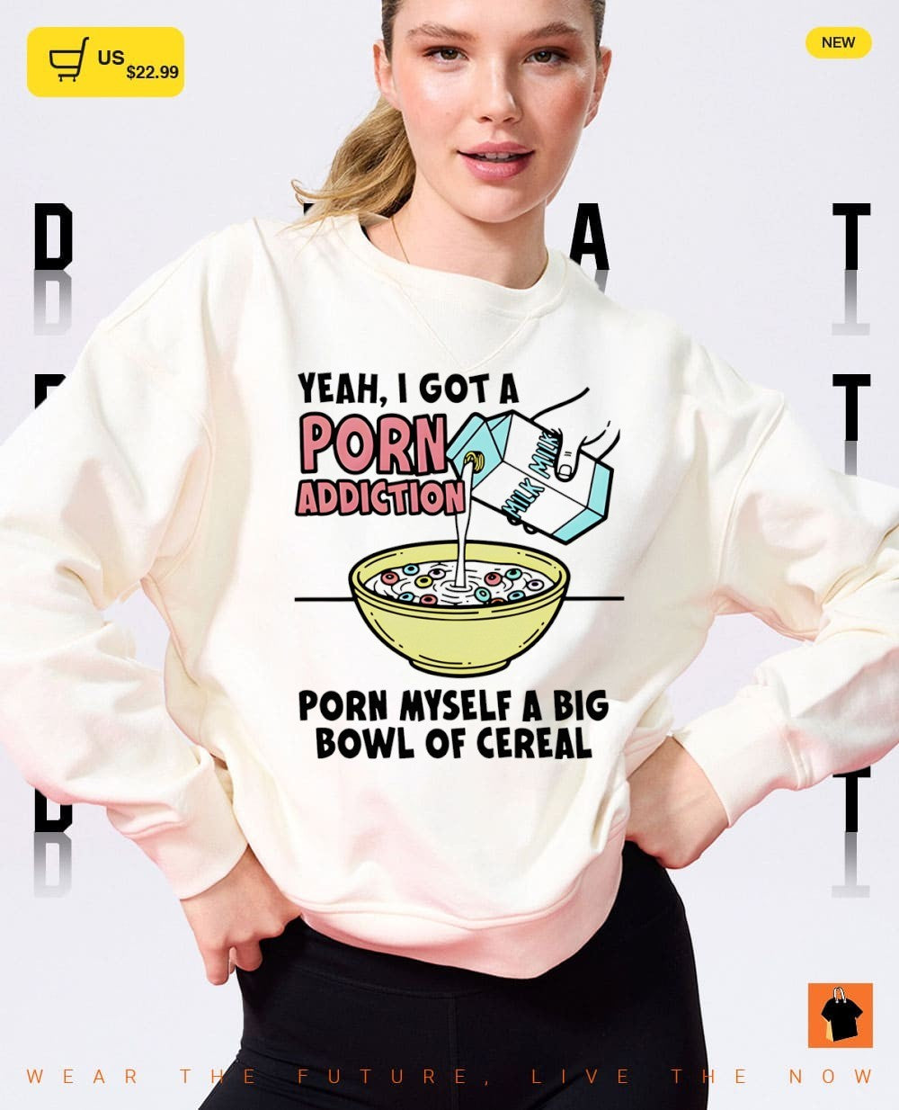 Yeah I got a porn addiction porn myself a big bowl of cereal shirt