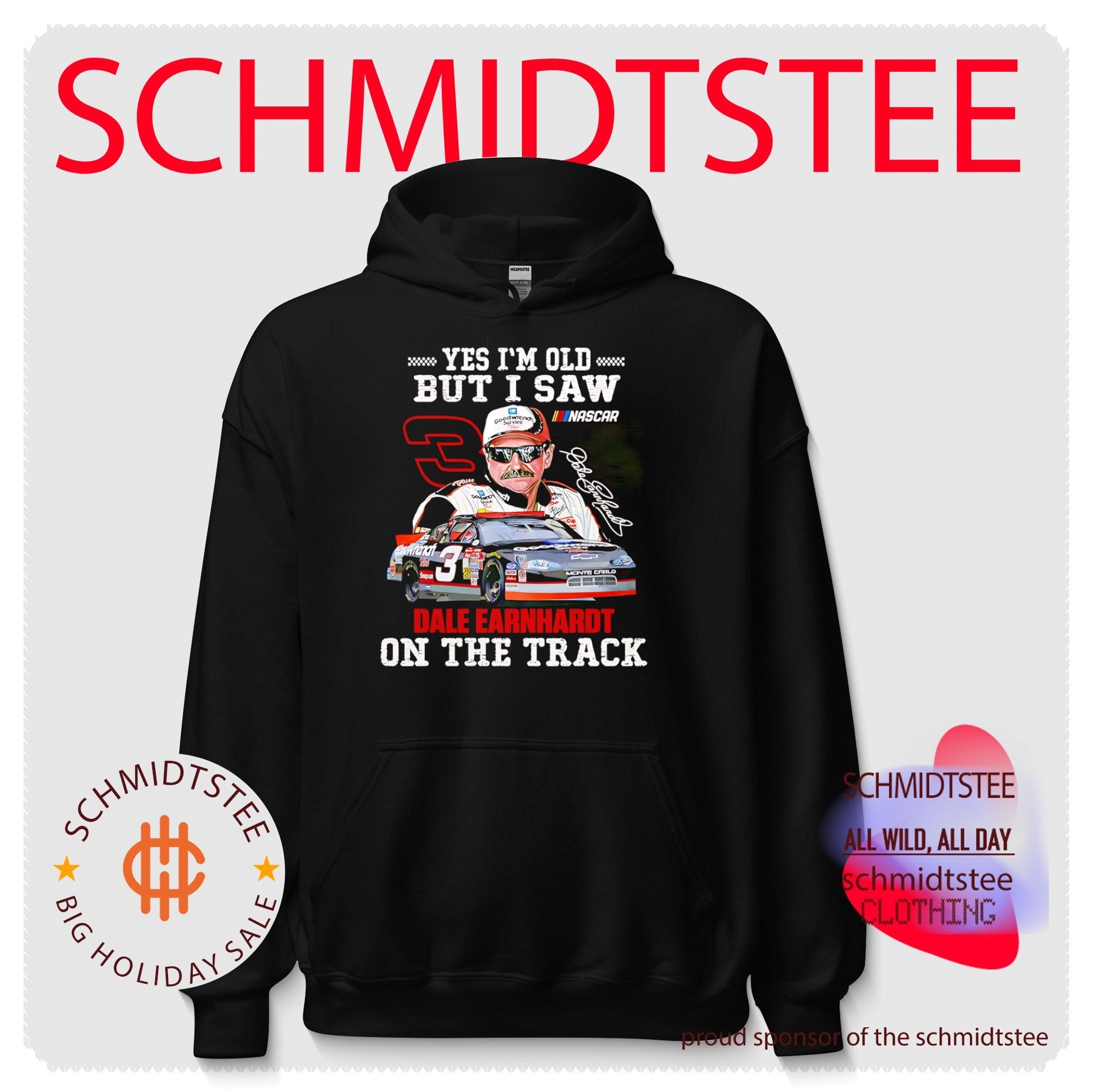 Yes I’m old but I saw Dale Earnhardt on the track signature shirt