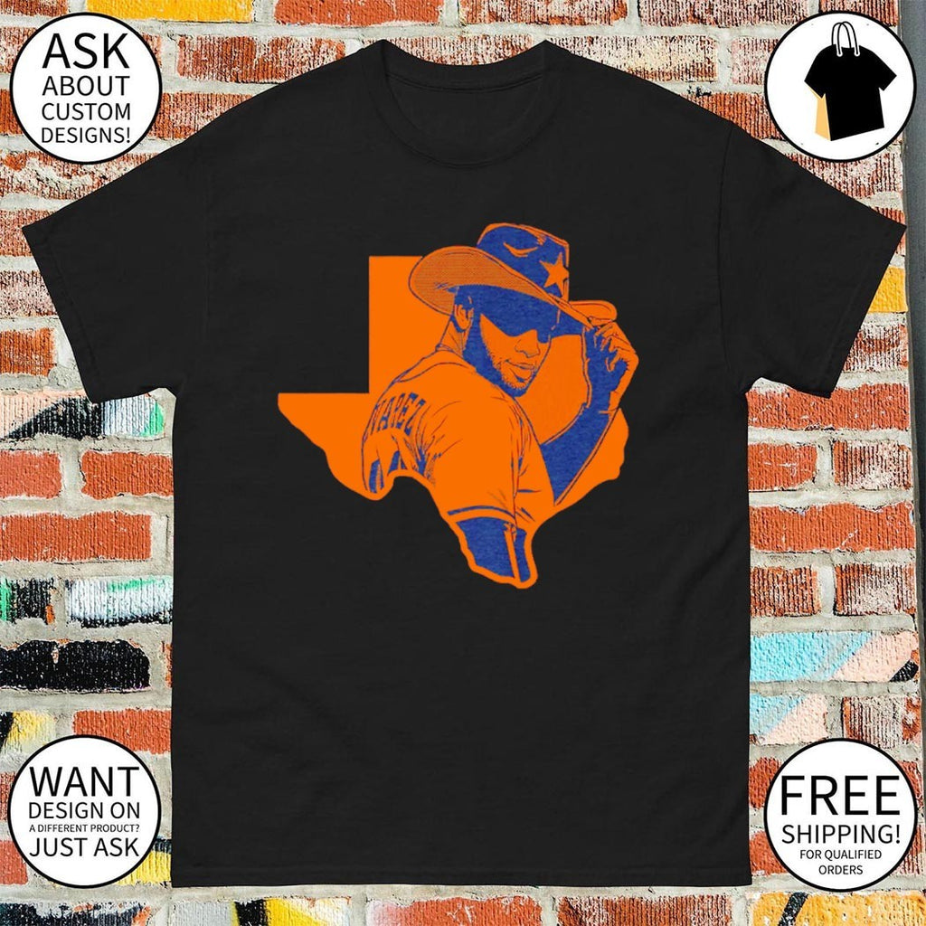 Yordan Alvarez cowboy Houston Astros MLB Home Run Hat Texas map 2026 shirt