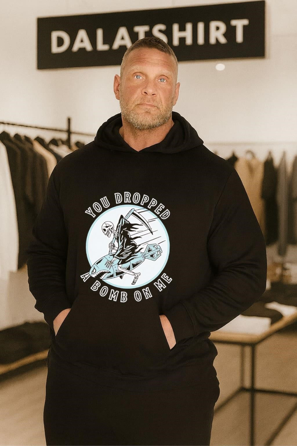 You Dropped A Bomb On Me Grim Reaper Skeleton shirt