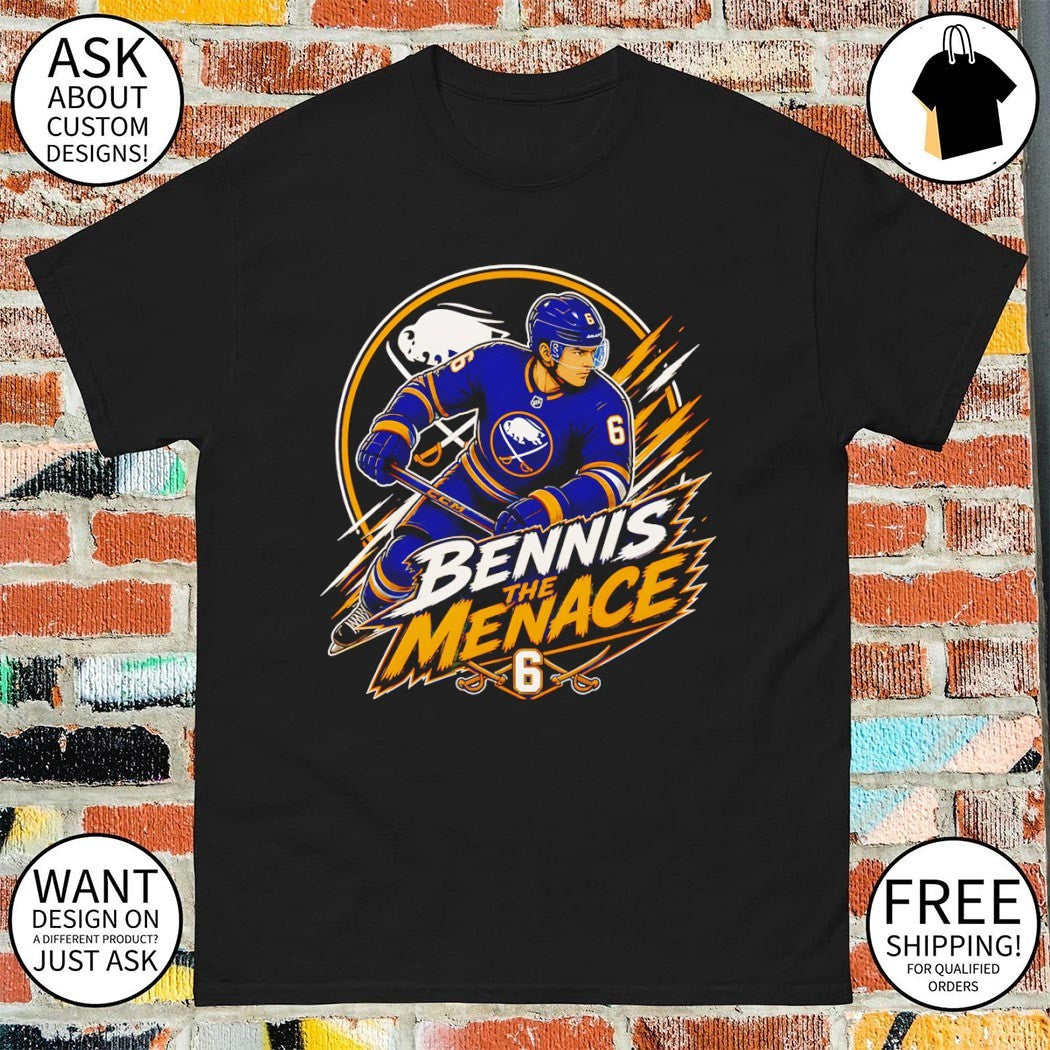 Zach Benson Buffalo Sabres Hockey Bennis the Menace shirt