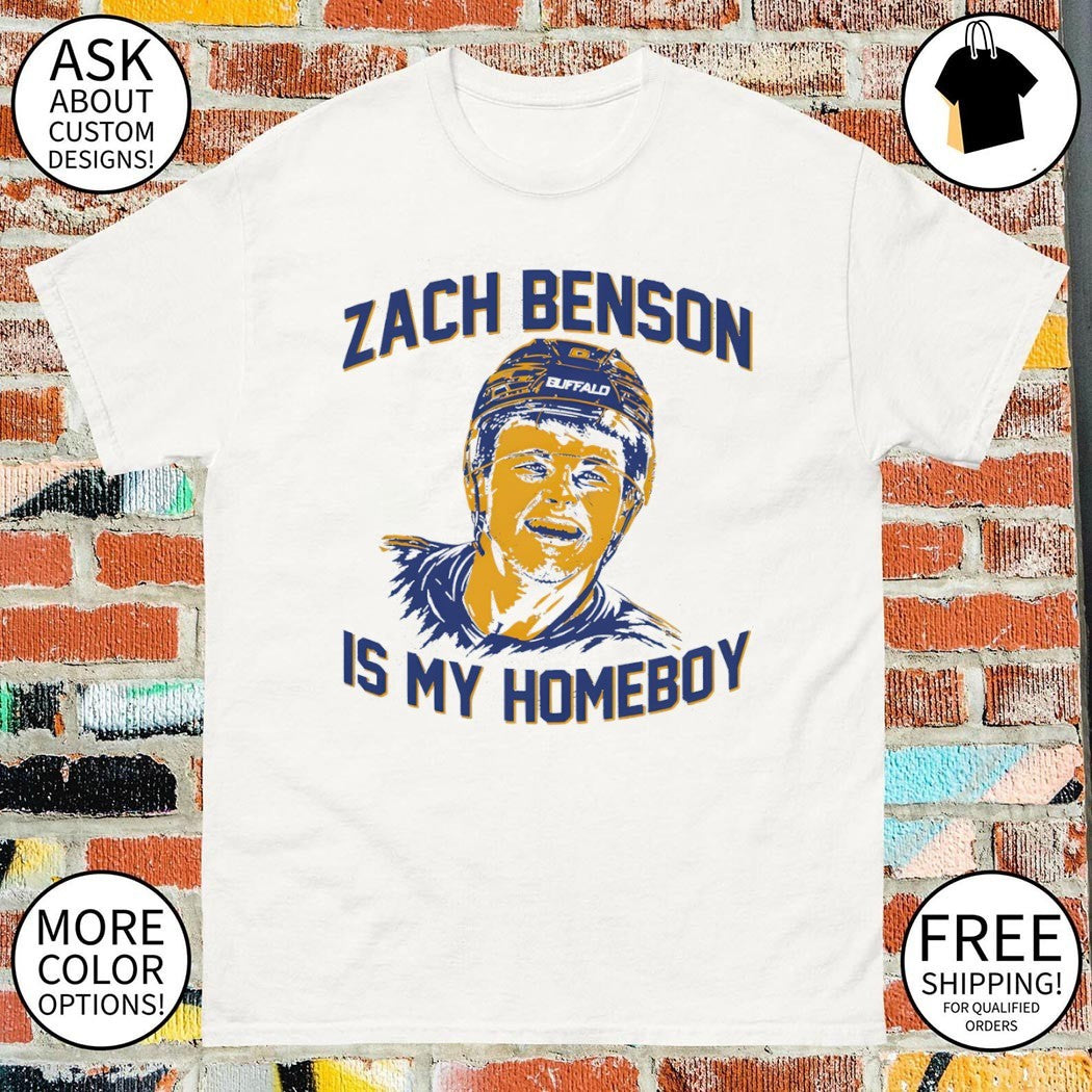 Zach Benson Buffalo Sabres Hockey is my homeboy NHL 2026 shirt