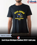 Zach Bryan Michigan Stadium 2025 T-shirt