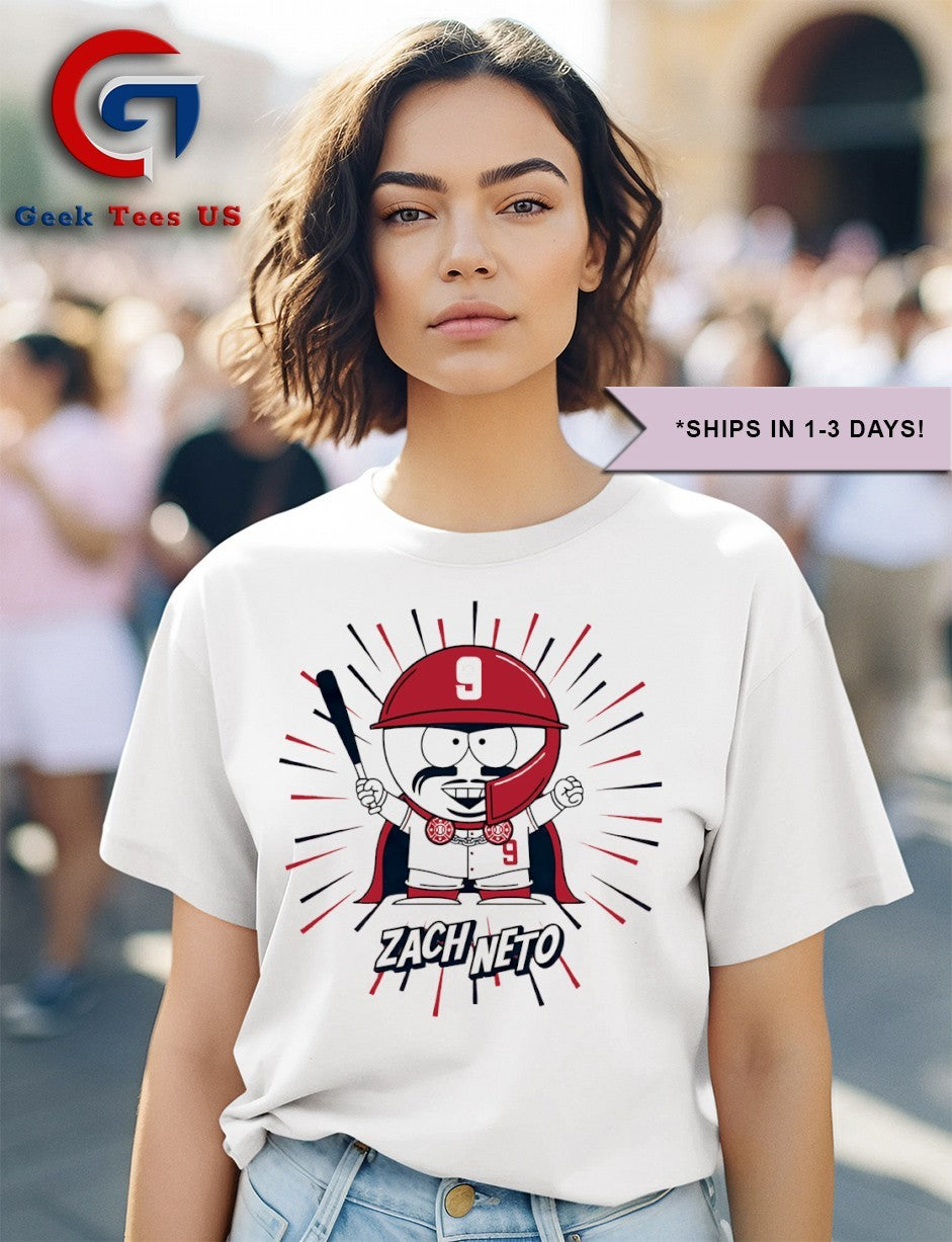 Zach Neto Professor Chaos South Park shirt
