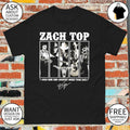Zach Top cold beer and country music tour 2025 signature shirt