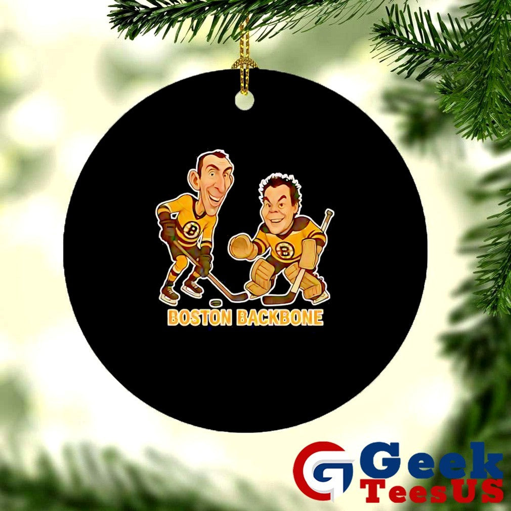 Zdeno Chara and Tuukka Rask Boston Backbone Hockey caricatures shirt