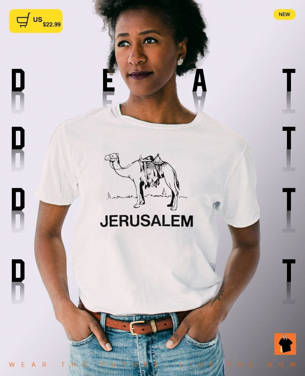 Zendaya Jerusalem Euphoria Camel Retro shirt