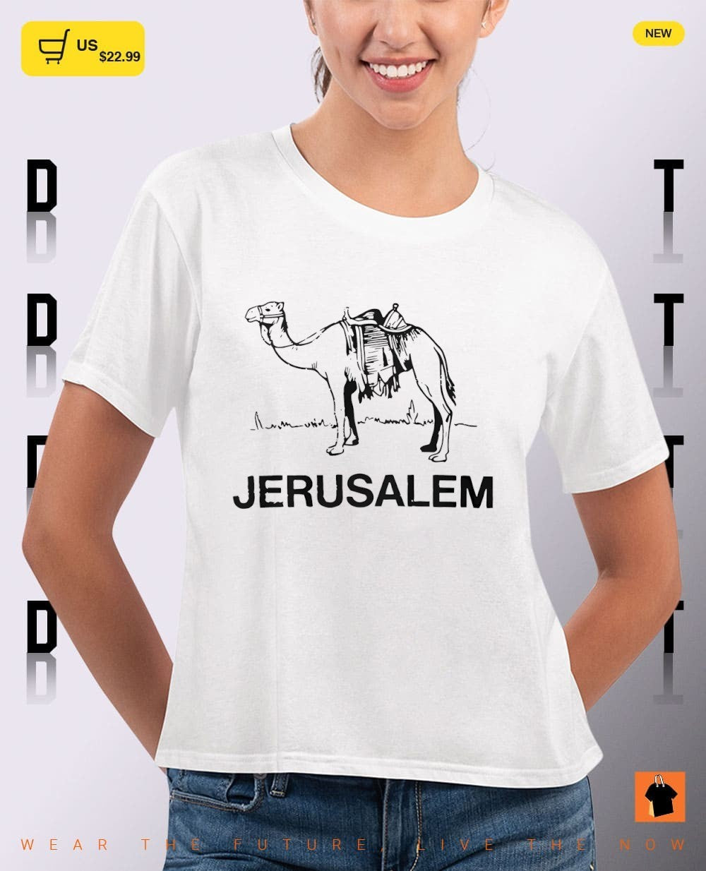 Zendaya Jerusalem Euphoria Camel Retro shirt