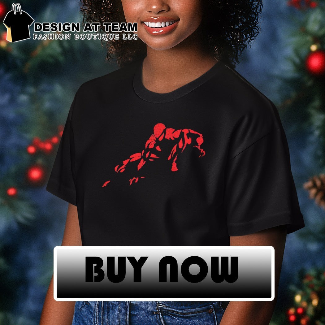 Zendaya wearing Spider-Man shirt