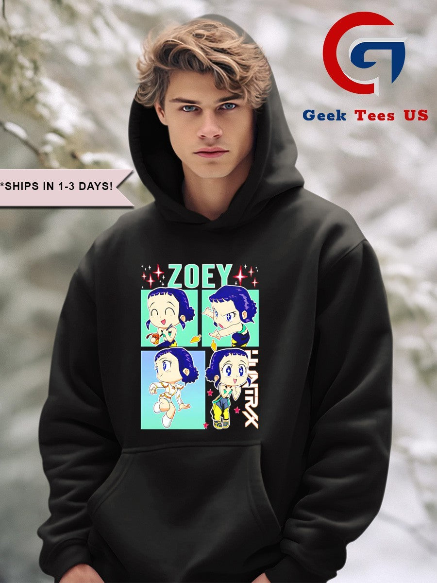 Zoey Kpop Demon Hunters chibi shirt