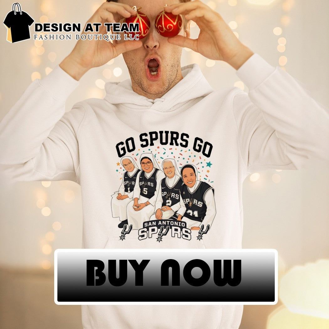 Nuns cartoon Go Spurs Go San Antonio Spurs Basketball NBA 2026 shirt