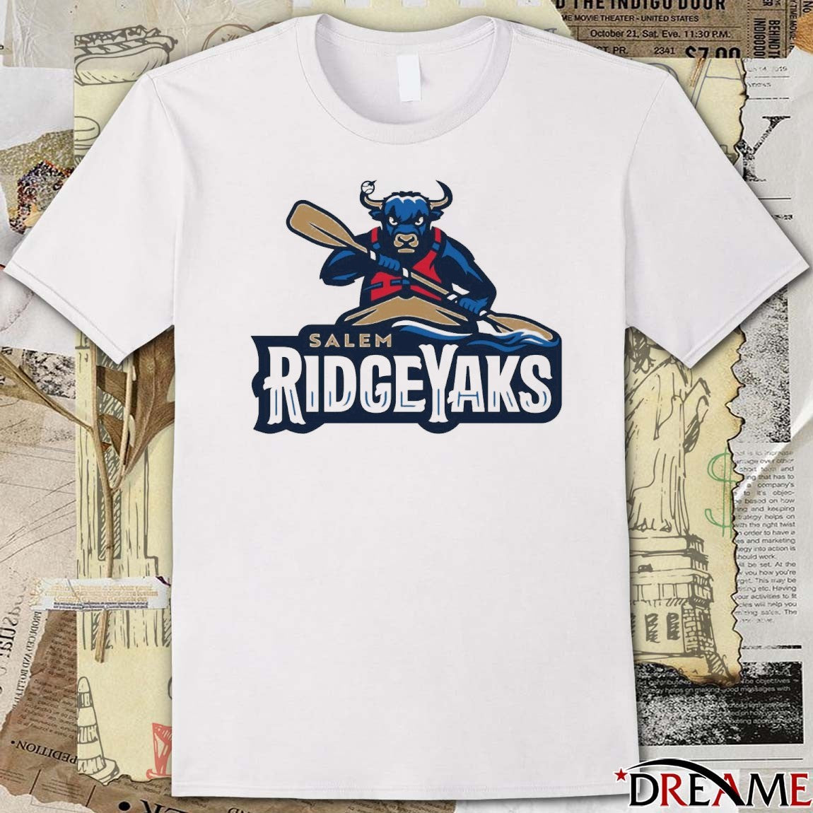 The Salem Ridgeyaks Red Sox MLB 2025 Logo t-shirt