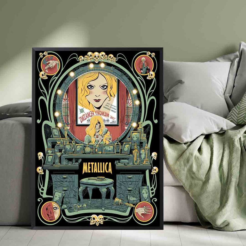 Metallica The Memory Remains (Reload) Poster by MK CSDY