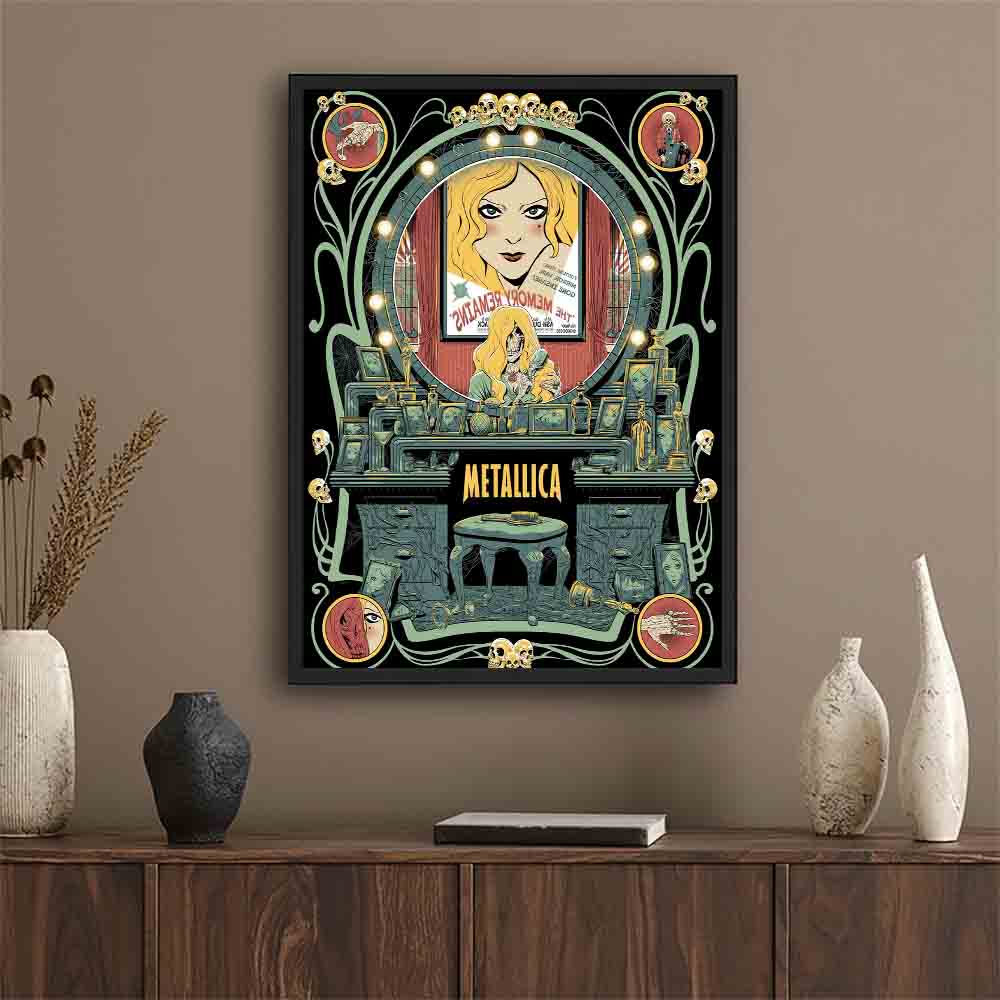 Metallica The Memory Remains (Reload) Poster by MK CSDY