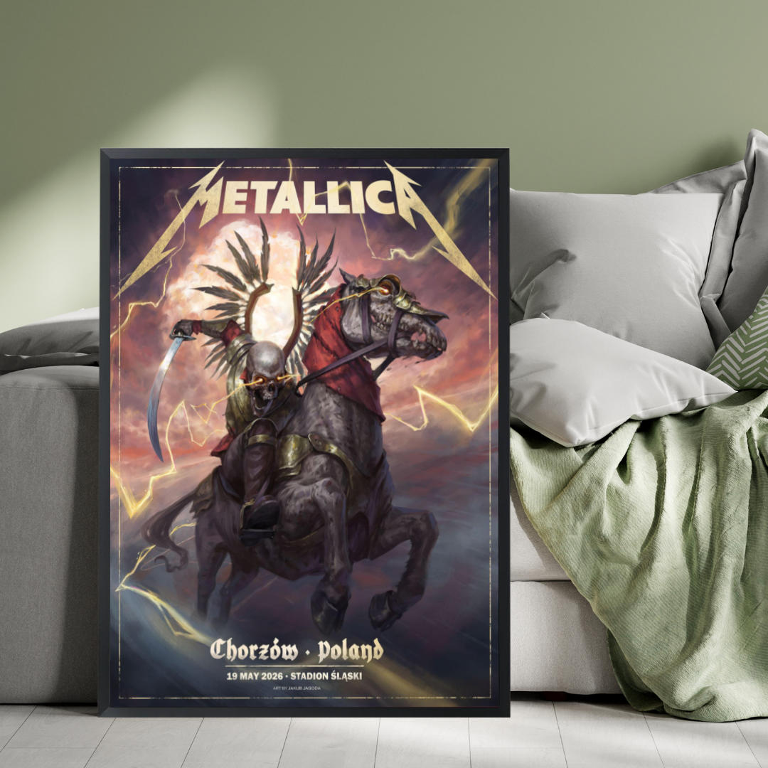Metallica Chorzow 2026 Poster – M72 World Tour by Jakub Jagoda
