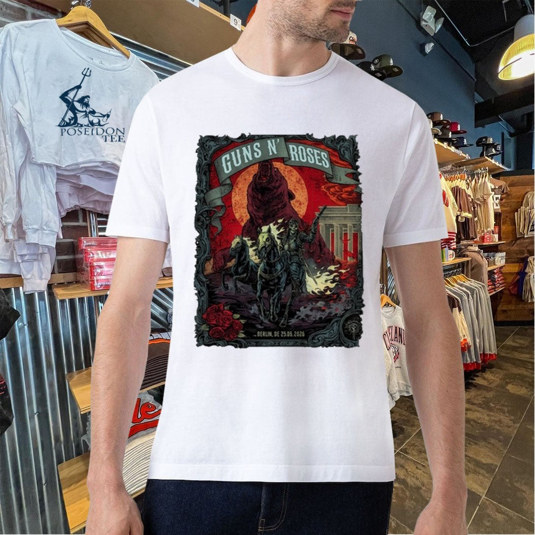 Guns N’ Roses Tour June 23 2026 Berlin Germany T-shirt