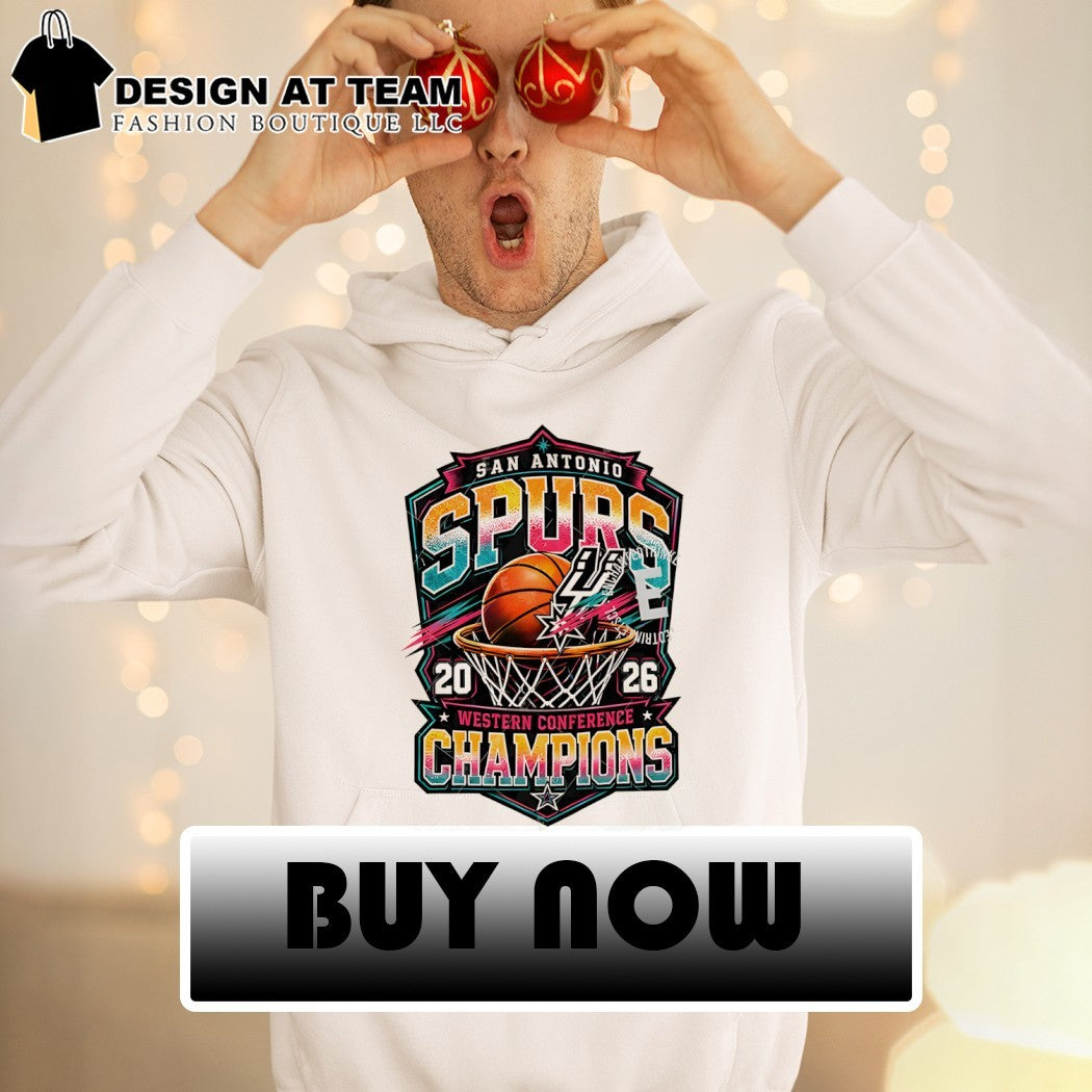 San Antonio Spurs Basketball Western Conference Champions Game Day NBA 2026 shirt