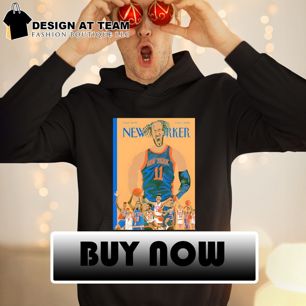 NY Knicks Poster The New Yorker Magazine Cover June 2026 shirt