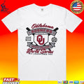 Oklahoma Sooners Champion 2026 Ncaa Baseball Men’s College World Series Champions Cropped Boyfriend T-shirt