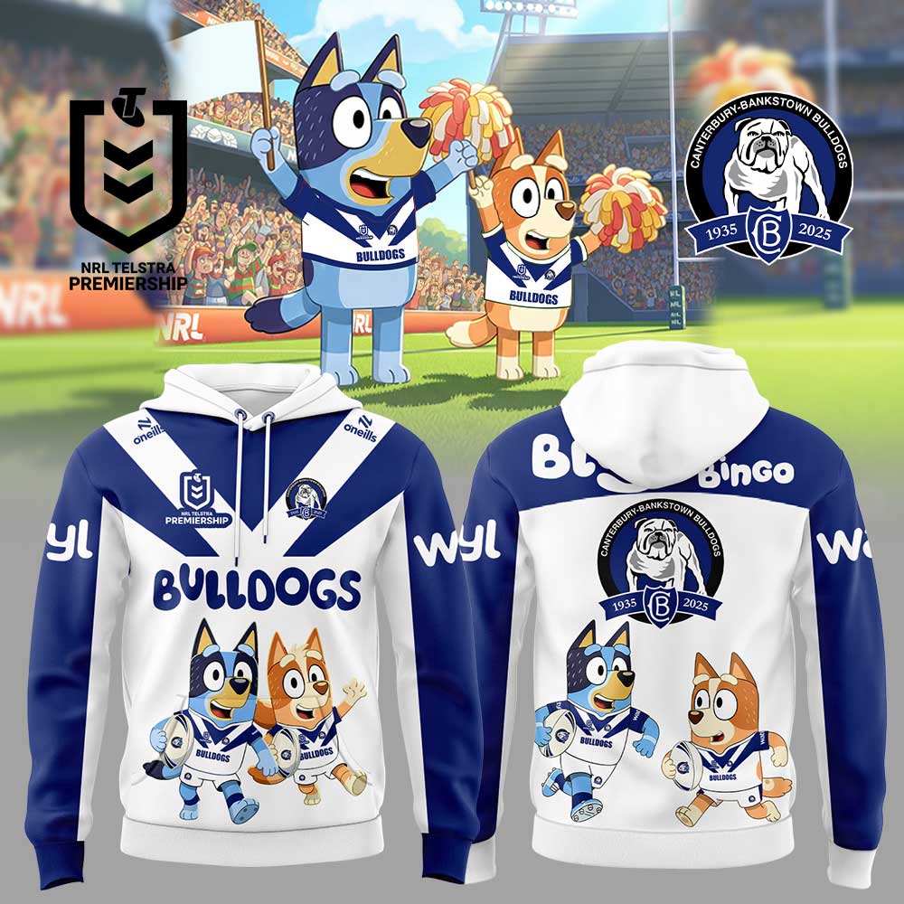 Canterbury Bulldogs Bluey and Bingo Hoodie