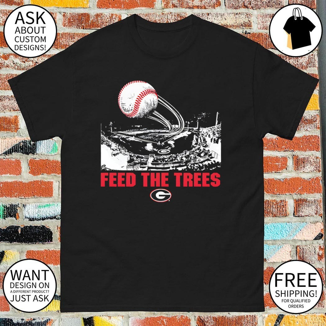 Feed the Trees Georgia Bulldogs baseball sports t-shirt