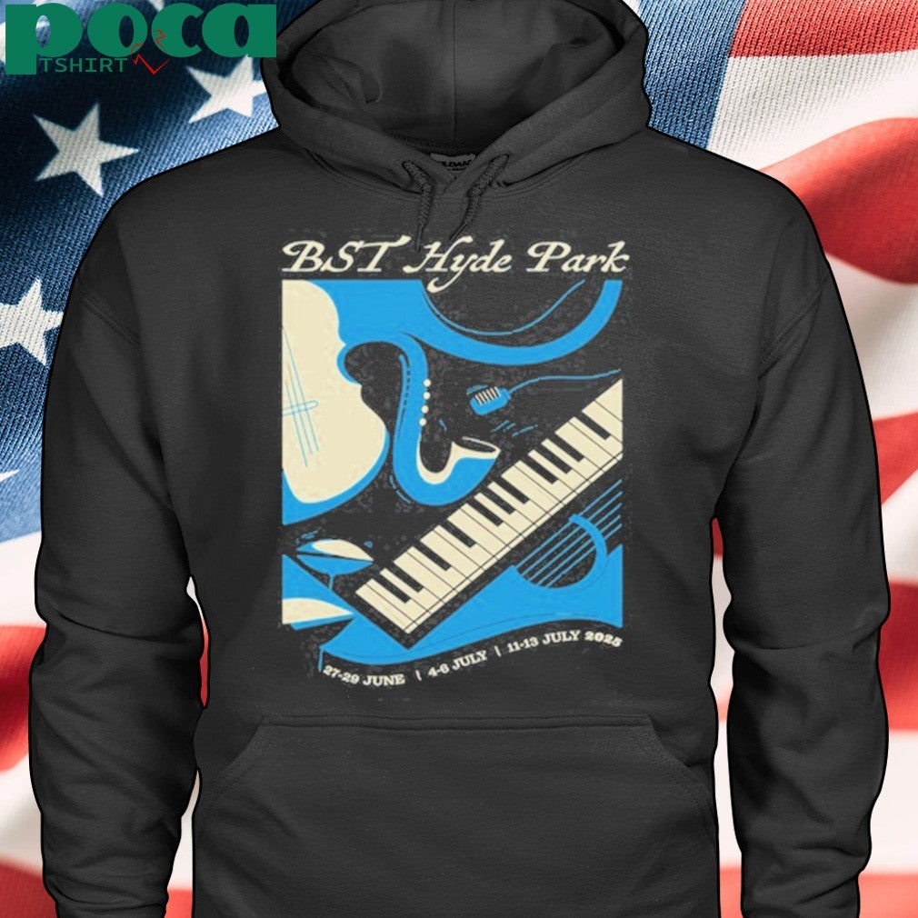 11-13 July 2025 London Piano Keys BST Hyde Park Shirt