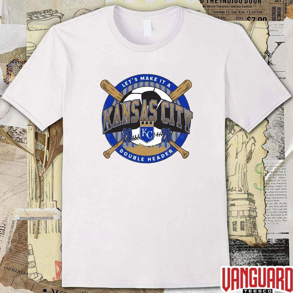 Kansas City Royals MLB Let’s Make It A Double Header t-shirt