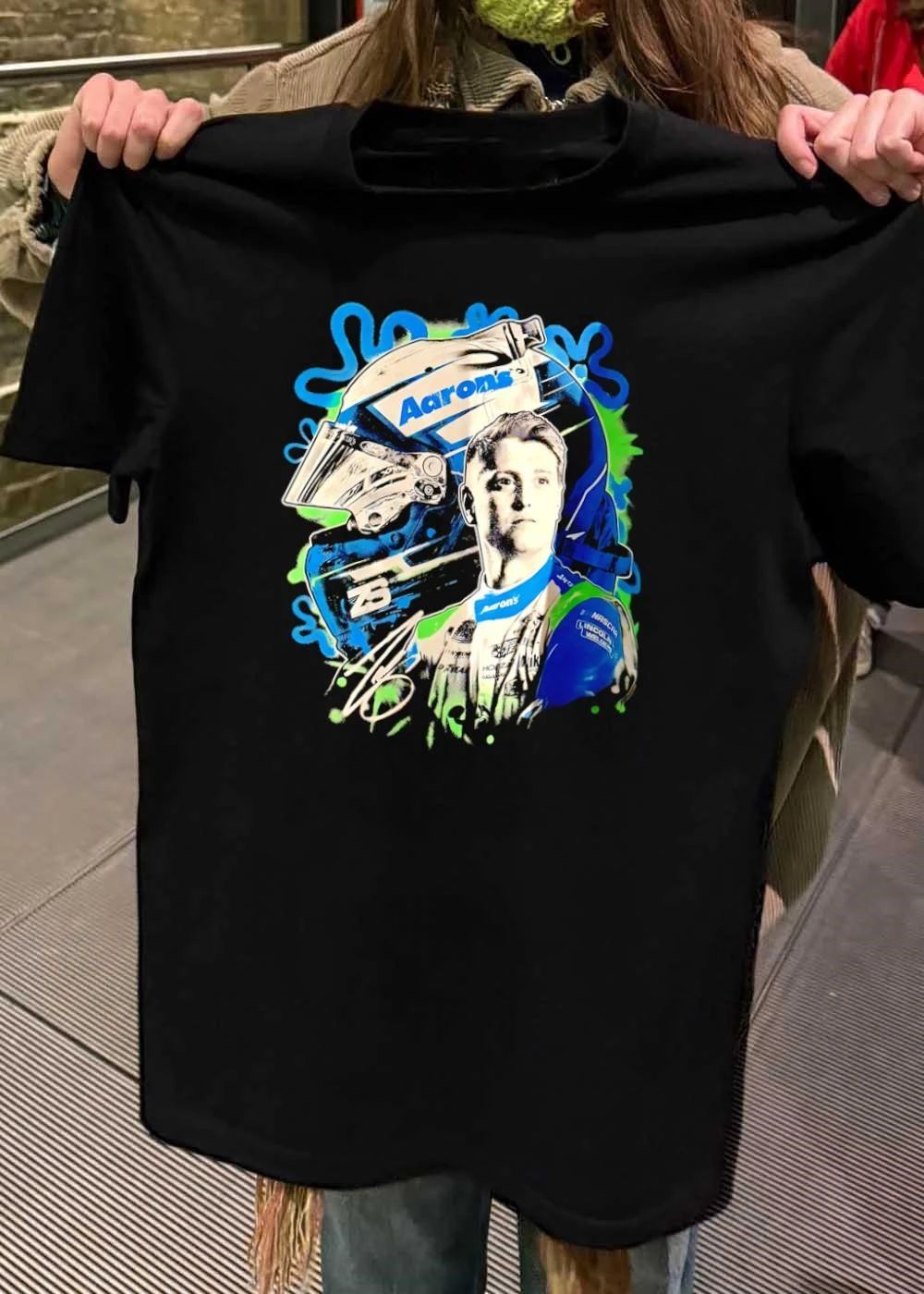 Signature Aaron’s NASCAR Lincoln Welder Ford 23 Driver Portrait T-Shirt