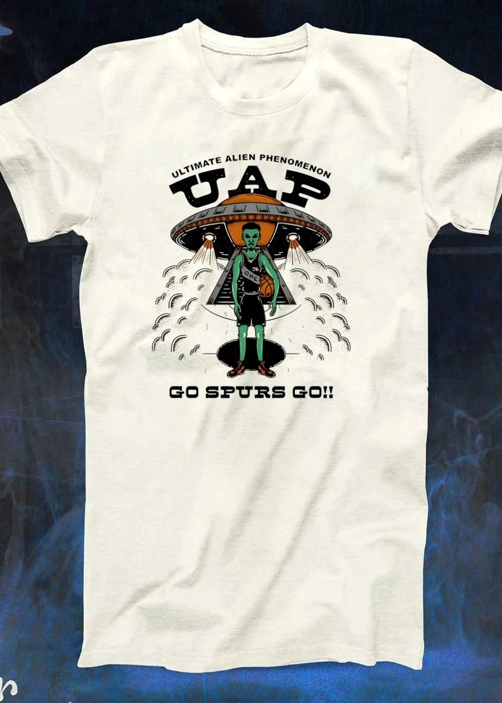 Ultimate Alien Phenomenon UAP Go Spurs Go Basketball T-Shirt