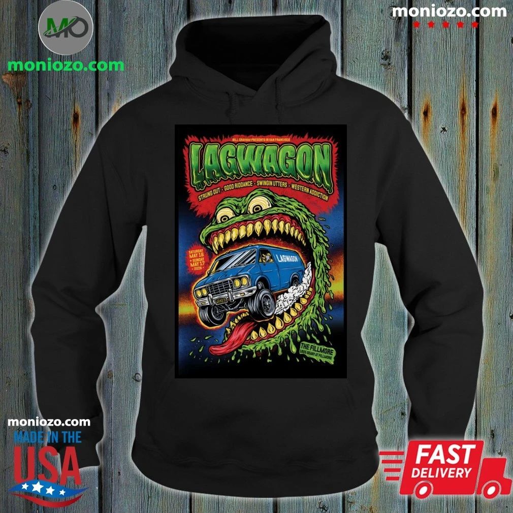 Lagwagon At The Fillmore SF On May 16-17 2026 Poster Shirt