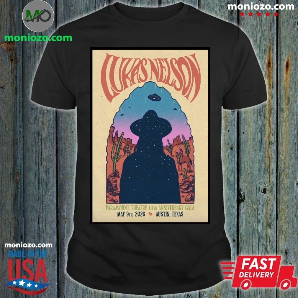 Lukas Nelson 5 9 2026 Austin TX Poster Shirt