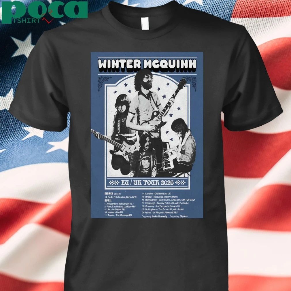 Winter McQuinn 2026 Tour EU-UK Poster T-shirt