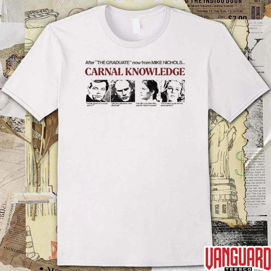Aziz Ansari After The Graduate Nơ From Mike Nichols Carnal Knowledge t-shirt