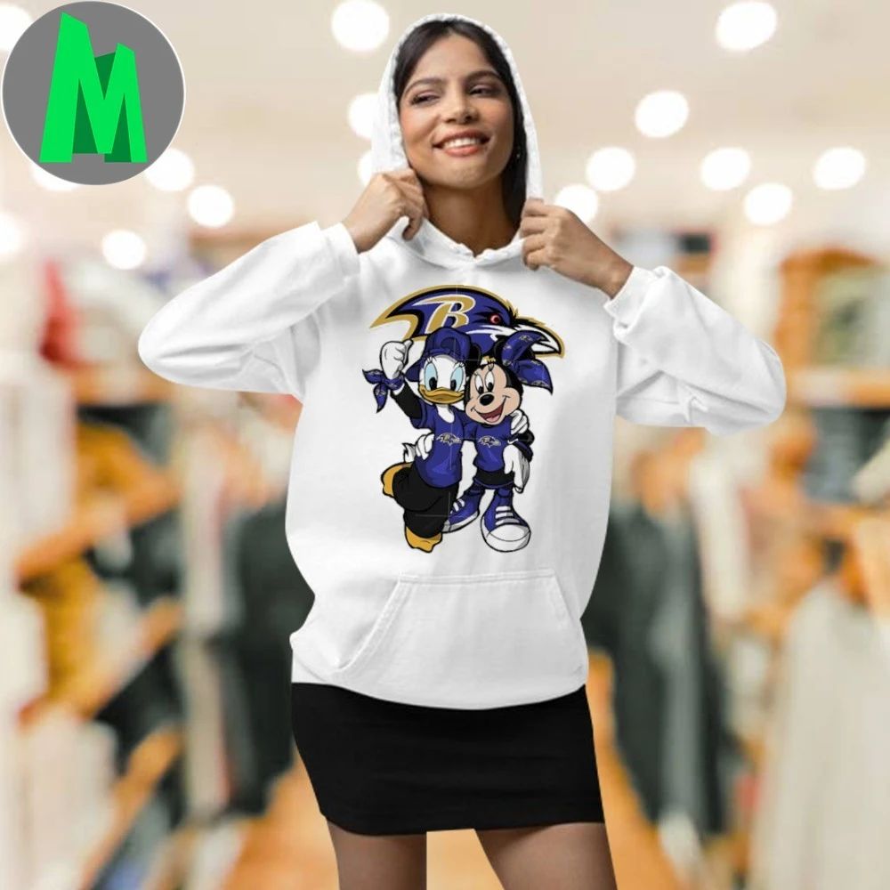 Daisy Minnie Baltimore Ravens Logo 2025 Shirt