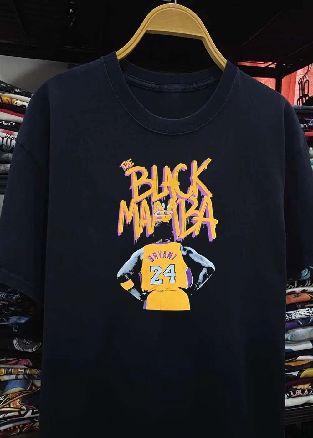 Kobe Bryant Tribute Back View The Black Mamba 24 Los Angeles Lakers T-Shirt